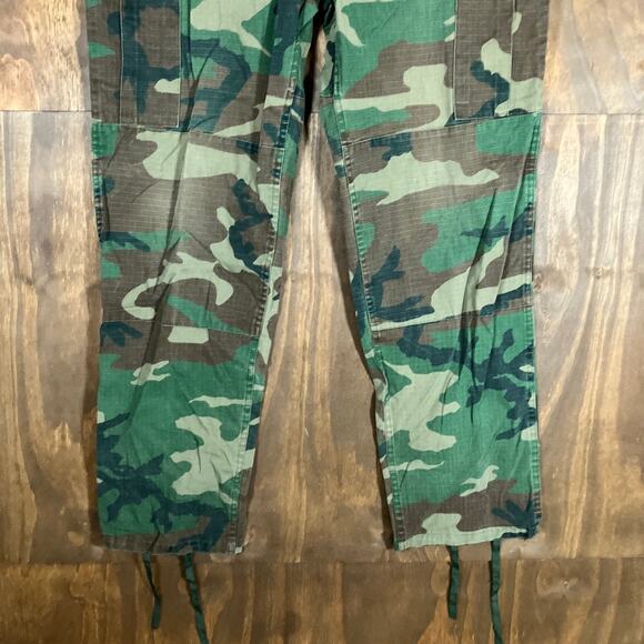 Vanguard Army Battle Unisex Trousers BDU Green Woodlands Camo Uniform Small R - Picture 3 of 11